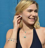 Sealife Charm Schiffsrad aus Silber mit Karabiner