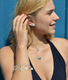 Sealife Charm Seestern aus Silber und Karabiner