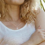 Sealife Mini Seestern Anhänger aus Silber