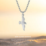 Möwe kleiner Anhänger aus Silber