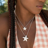 Sealife mittlerer Seestern Anhänger aus Silber