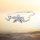 Sealife Armband mit Seestern aus Silber
