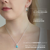 Seadrop Seestern Anhänger aus Silber mit hellblauem Zirkonia