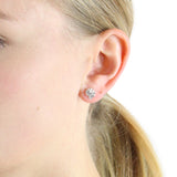 Sealife mini Muschel Ohrstecker aus Silber