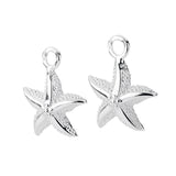 Sealife Seestern Einhänger für Creolen aus Silber