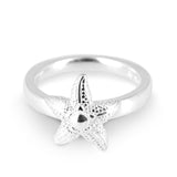 Sealife Seestern Ring aus Silber