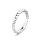 Seaside Band Ring in Tauoptik aus Silber