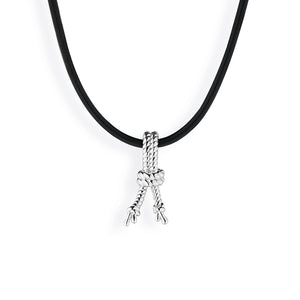 Seaside Knoten Anhänger in Tauoptik aus Silber