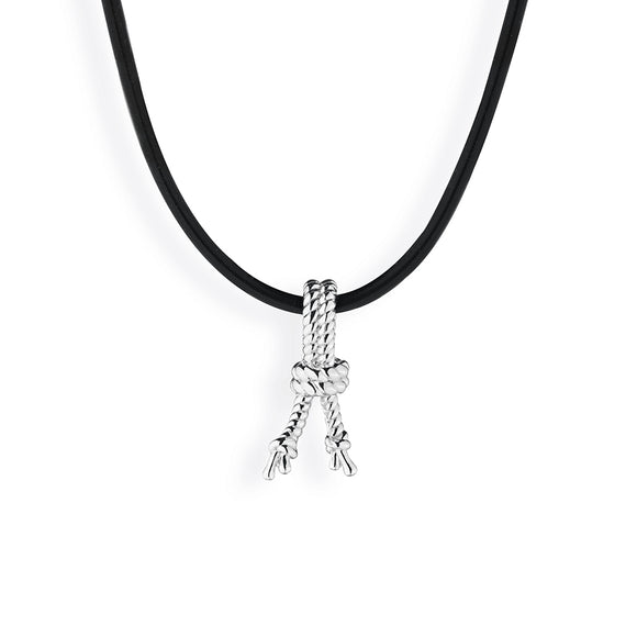 Seaside Knoten Anhänger in Tauoptik aus Silber