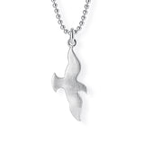 Möwe großer Anhänger aus Silber
