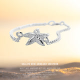Sealife Armband mit Seestern aus Silber