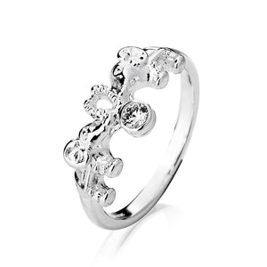 Elefanten Ring aus Silber mit Zirkonia