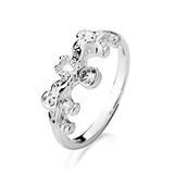 Elefanten Ring aus Silber mit Zirkonia
