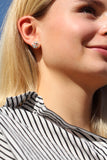 Glaube Liebe und Hoffnung Anker Ohrstecker aus Silber