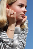 Glaube Liebe und Hoffnung Armband mit Anker aus Silber und Federring