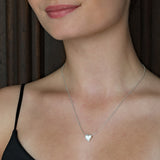 Crown of my Heart mini Herz Anhänger aus Silber