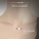 Crown of my Heart mini Herz Anhänger aus Silber