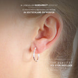 Style & Go Creolen aus Silber mit 20 mm Durchmesser