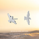 Möwe Ohrstecker aus Silber