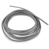 Schlichtes Lederband grau