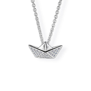 Loveboat Anhänger Schiffchen aus Silber mit Zirkoniapavée