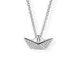 Loveboat Anhänger Schiffchen aus Silber mit Zirkoniapavée
