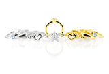 Deep in my Heart Herz Ring aus Silber goldplattiert