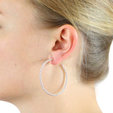 Style & Go Kugel Creolen aus Silber mit 53 mm Durchmesser