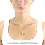 Delfin mittlerer Anhänger aus Silber