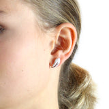 Light as a Feather Feder Ohrstecker aus Silber