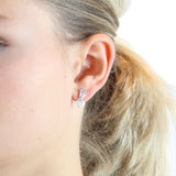 Crown of my Heart Kronen Ohrstecker mit Herz aus Silber