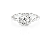 Seaside Knoten Ring in Tauoptik aus Silber