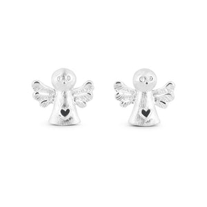 Schutzengel kleine Engelchen Ohrstecker aus Silber