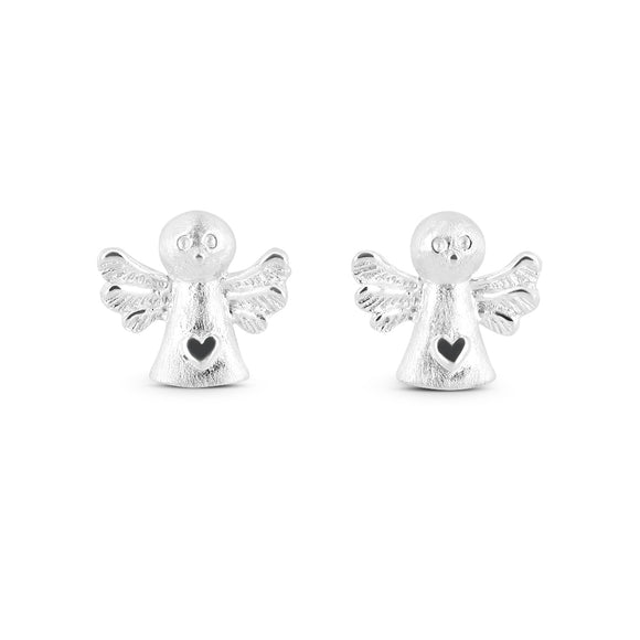 Schutzengel kleine Engelchen Ohrstecker aus Silber