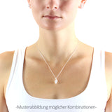 Sealife mini Spitzmuschel Anhänger aus Silber