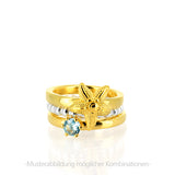 Style & Go Steckring Kugelring aus Silber