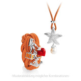 Sealife Maxi Charm Anker aus Silber mit Zirkoniapavée Brandlack und Karabiner