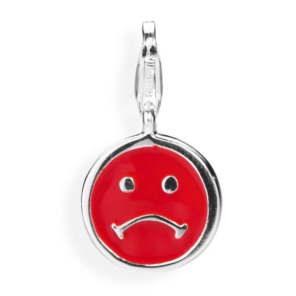 Charm Sady aus Silber mit Brandlack und Karabiner