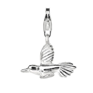 Animal Charm Vögelchen aus Silber mit Karabiner