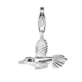 Animal Charm Vögelchen aus Silber mit Karabiner