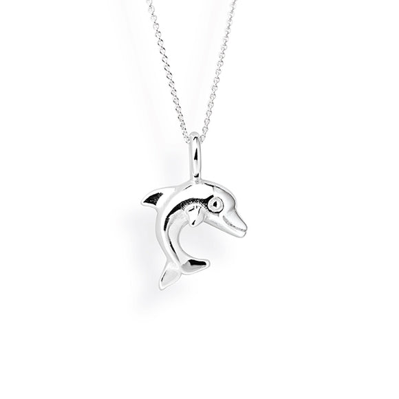 Delfin Mini Anhänger aus Silber