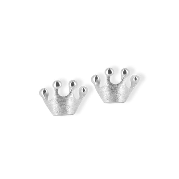 Froggy Kronen Ohrstecker aus Silber