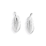 Light as a Feather Feder Ohrstecker aus Silber