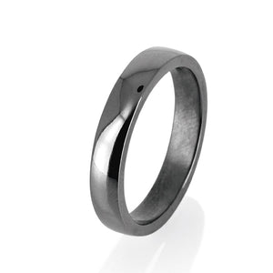 Style & Go Steckring klassischer Ring aus Silber geschwärzt