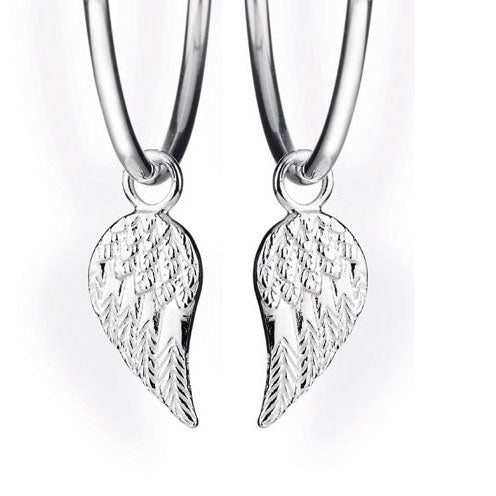 Style & Go Flügel Einhänger für Creolen aus Silber