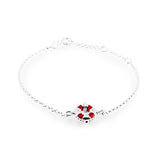 Sealife Armband mit Rettungsring aus Silber Brandlack und Federring