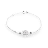 Sealife Armband mit Steuerrad aus Silber und Federring