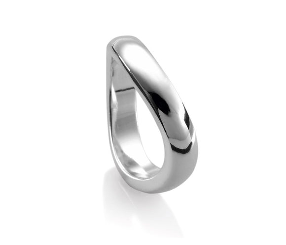 Wave Ring aus Silber